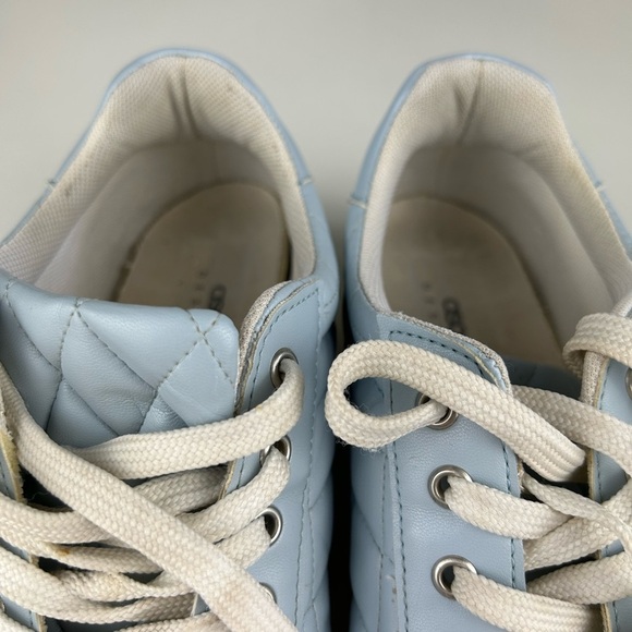 ASOS DESIGN QUILTED SNEAKER SHOE LIGHT BLUE SIZE 9 - Picture 5 of 10